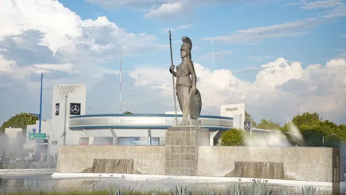 Glorieta La Minerva de Guadalajara, sede de conciertos masivos